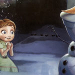 New Disney “FROZEN” fine art prints…. Building a Snowman